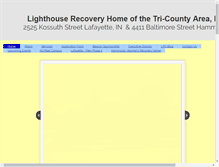 Tablet Screenshot of lighthouserecoveryhome.org